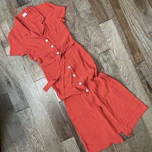 Wilfred midi SHIRT DRESS Synopia Orange